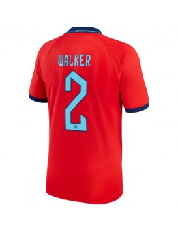 England Kyle Walker #2 Auswärtstrikot WM 2022 Kurzarm